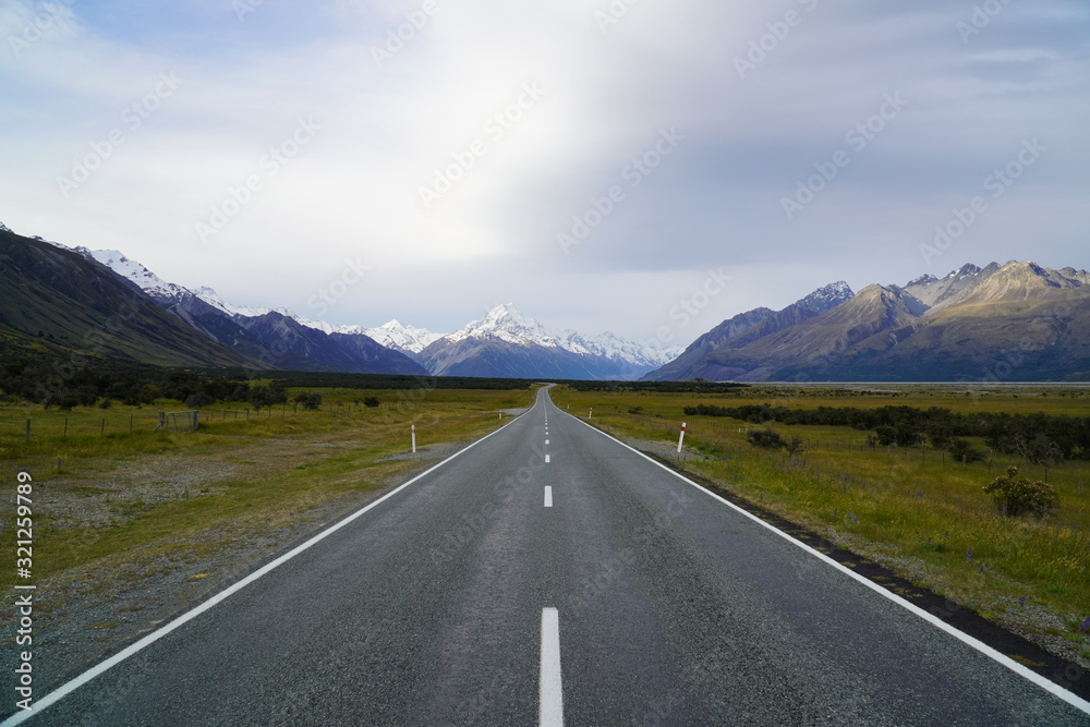 Fototapeta premium Route Montagne