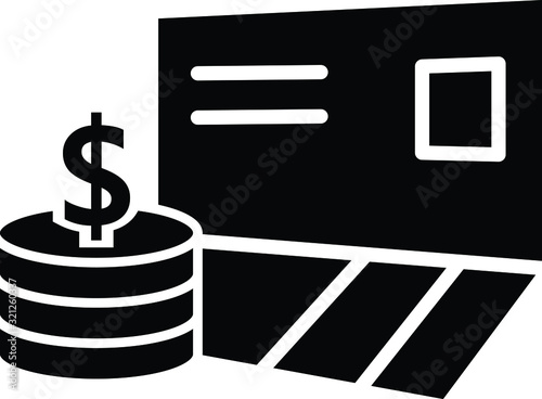 bankbook icon, vector