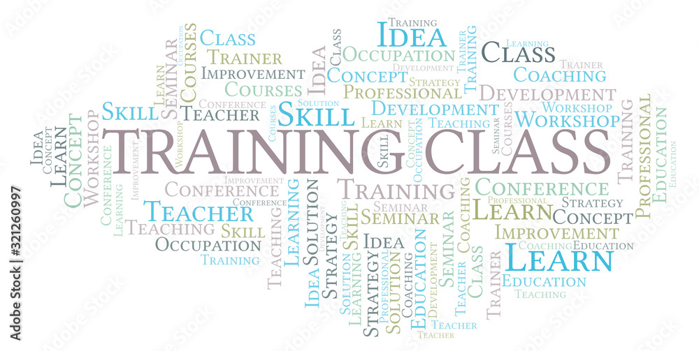 Training Class word cloud. Training Class word cloud.