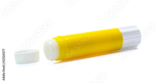 Glue stick isolated on white background