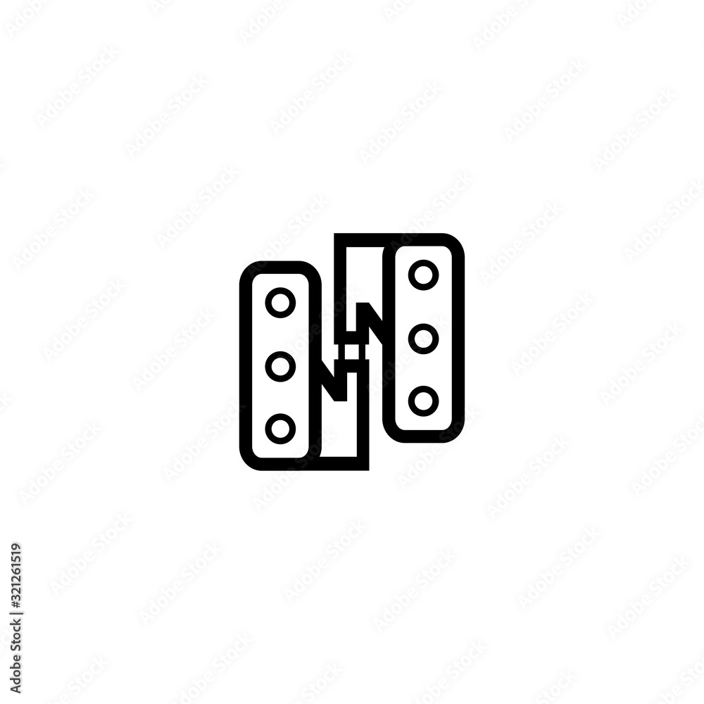 hinge icon vector design logo template EPS 10 hinge icon vector design logo template EPS 10