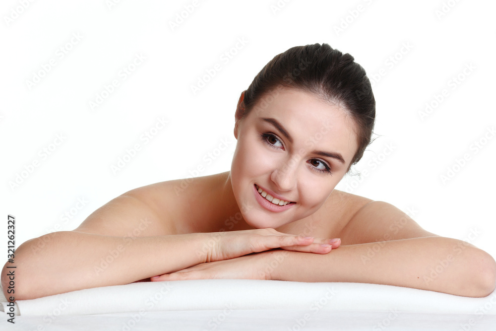 Young and healthy woman in spa salon. Traditional Swedish massage therapy and beauty treatments. Young and healthy woman in spa salon. Traditional Swedish massage therapy and beauty treatments.