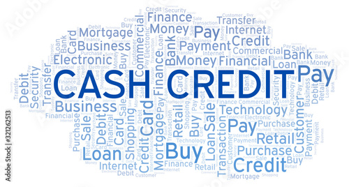 Cash Credit word cloud.