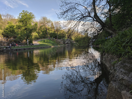  Beautiful clean lake in Sofiyivka park