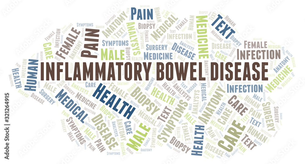 Fototapeta premium Inflammatory Bowel Disease word cloud.