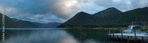 Lake Rotoroa. New Zealand. Sunset © A