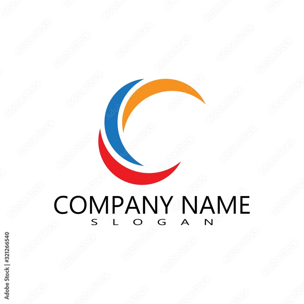 circle logo vector