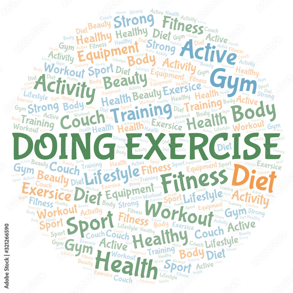 Doing Exercise word cloud.