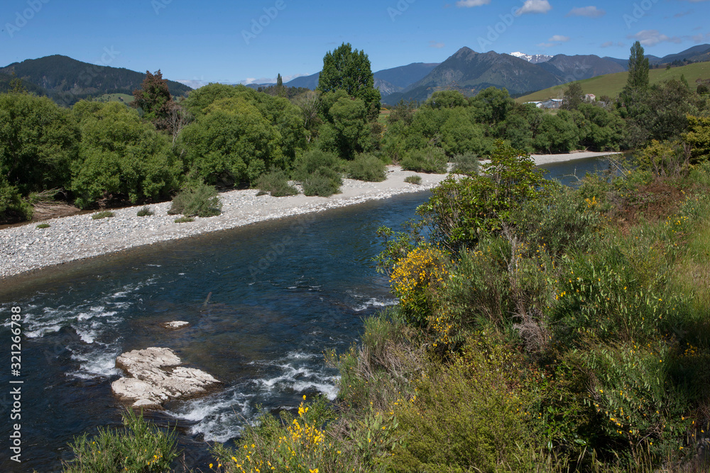 River South Island New Zealand Eighty eight valley River South Island New Zealand Eighty eight valley