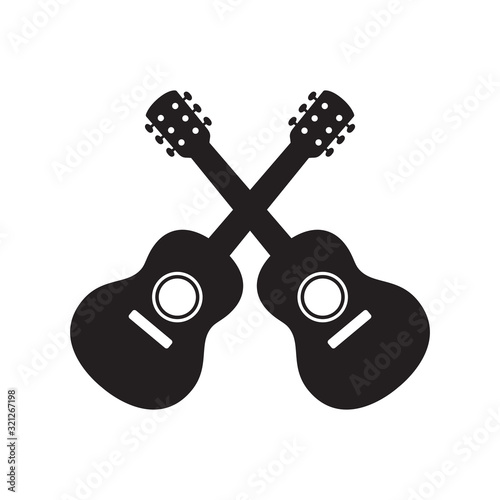 guitar vector bass ukulele icon logo symbol music graphic cartoon character illustration doodle design