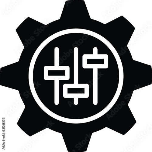 customisation icon, vector illustration