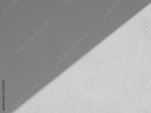 abstract shadow on white wall background
