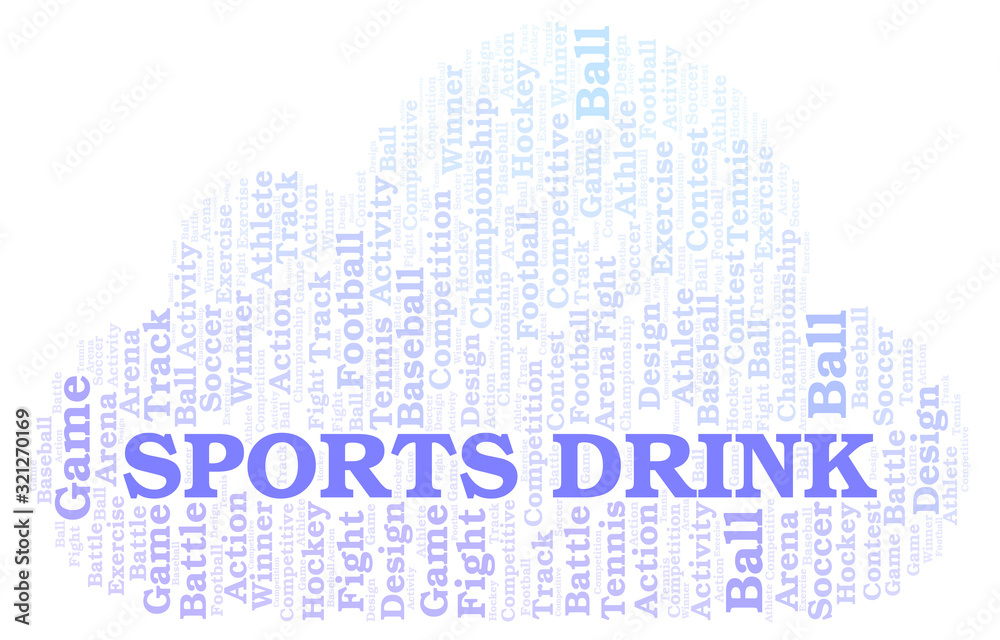 Sports Drink word cloud. Sports Drink word cloud.