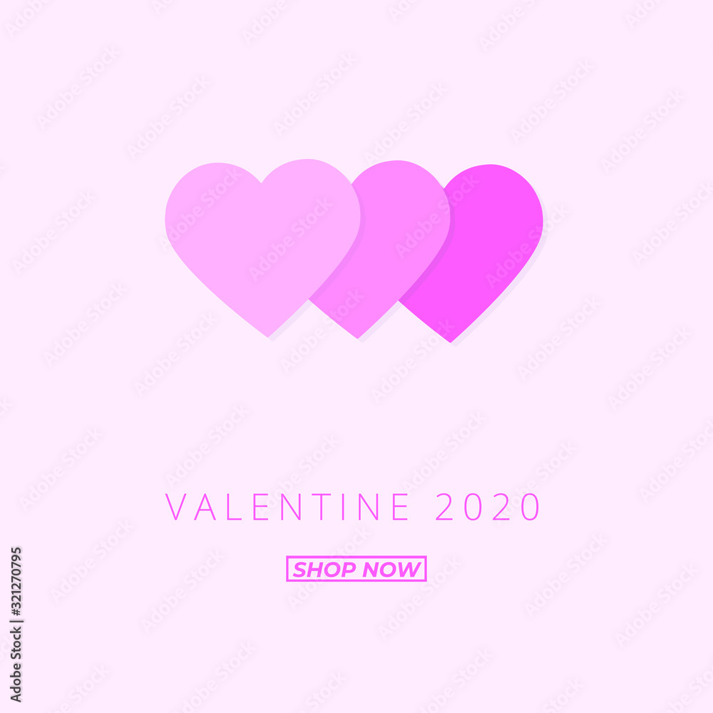 VALENTINE 2020 - background pink 