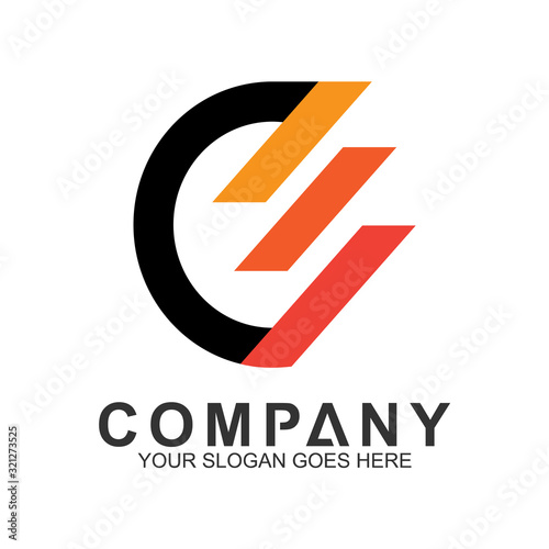 CM/MC Logo,Vector Logo Letter C And Letter M In Unity,Letter Combination Business Logo Template