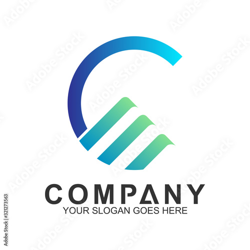 CM/MC Logo,Vector Logo Letter C And Letter M In Unity,Letter Combination Business Logo Template