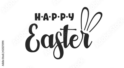 Easter rabbit, easter Bunny. Vector illustration.