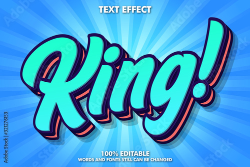 Concept of fancy and modern text effect