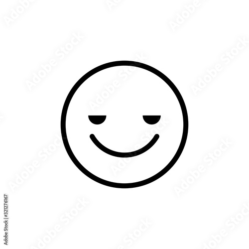 smile and stupid icon vector logo template EPS10