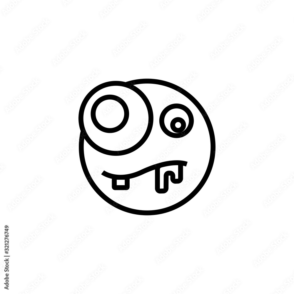 smile and stupid icon vector logo template EPS10 smile and stupid icon vector logo template EPS10