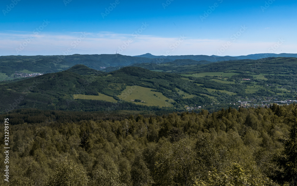 Naklejka premium Blick über die Böhmische Schweiz Tschechien