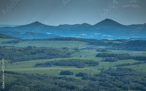 Blick über die Böhmische Schweiz Tschechien