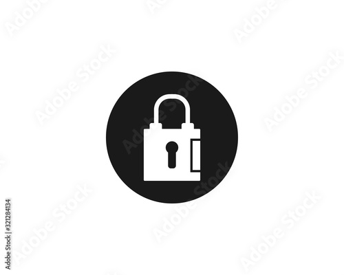 Padlock Secure Icon Design Vector
