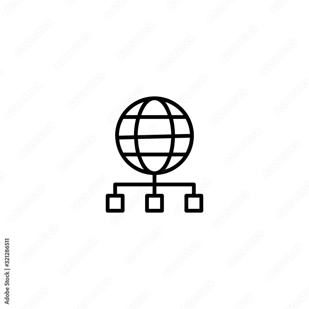 network, internet, server icon vector illustration network, internet, server icon vector illustration