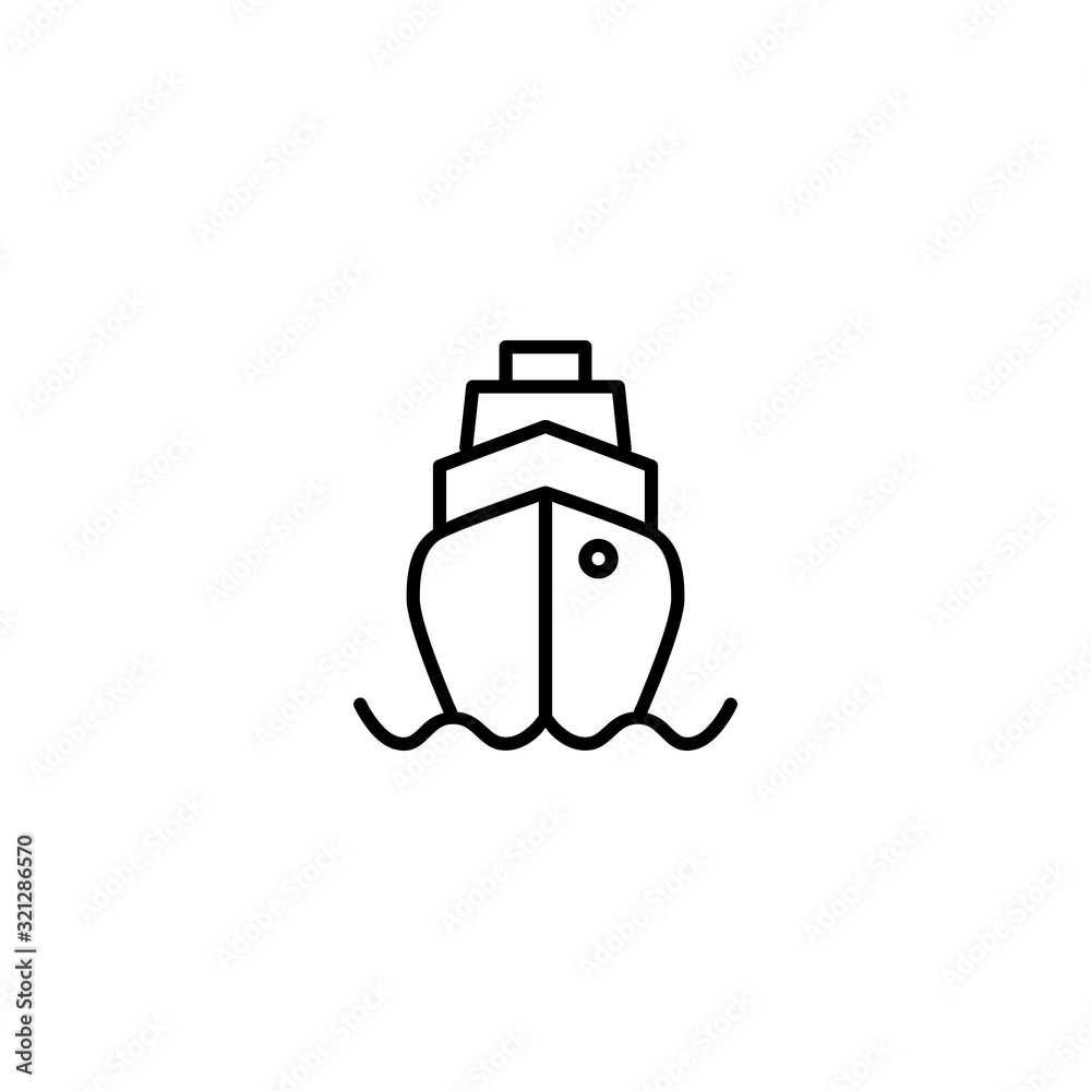 ship, cruise icon vector illustration ship, cruise icon vector illustration