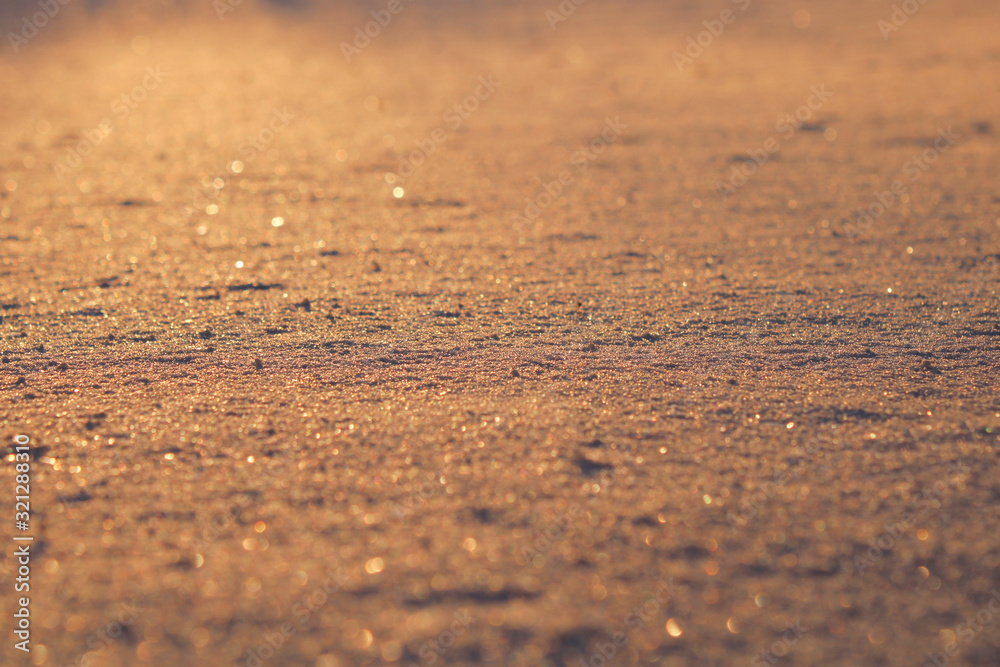 Abstract snowy background at sunset. Golden sand background. Beautiful wallpapers. Abstract snowy background at sunset. Golden sand background. Beautiful wallpapers.