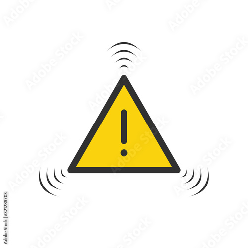 Yellow Flashing Hazard warn...