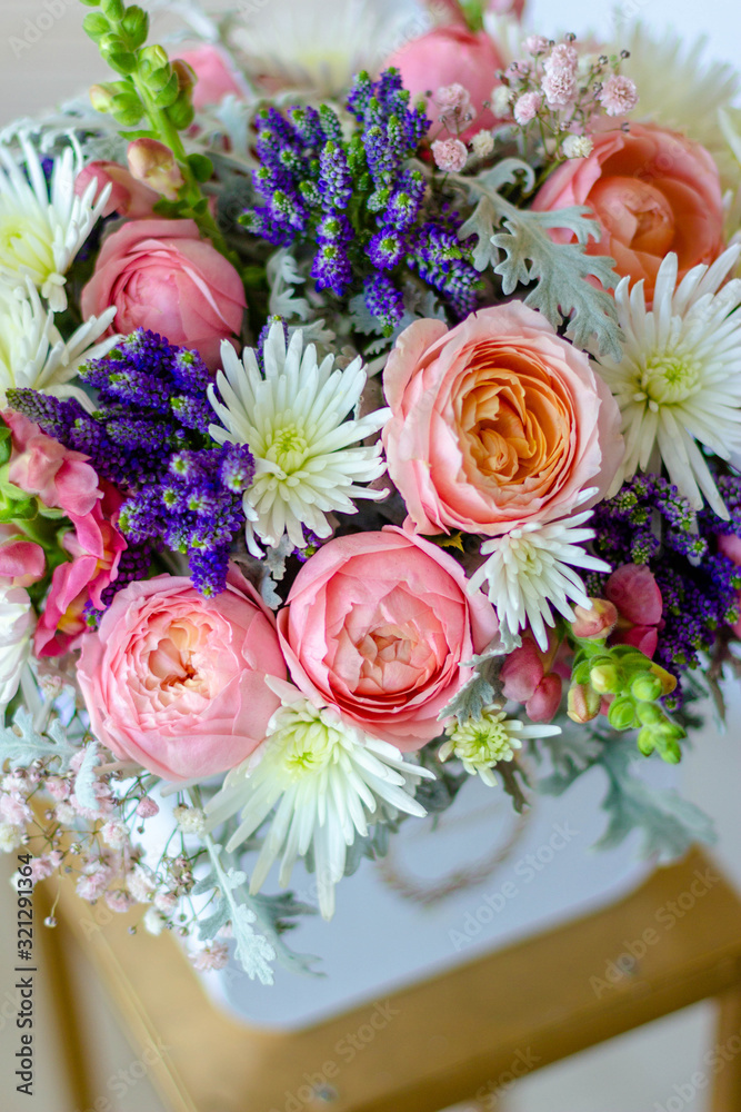 flowers in a box flowers in a box