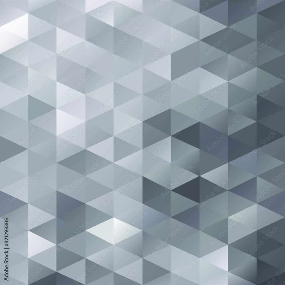 Gray Polygonal Mosaic Background, Creative Design Templates