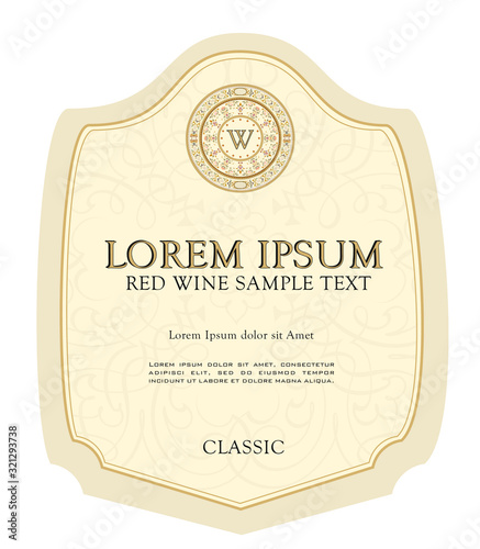 WINE LABEL ITALIAN FOOD AND DRINKS DECORATIVE STICKER FOR AMARONE, PROSECCO, CHIANTI, VALPOLICELLA,PRIMITIVE AND SPARKLING WINE