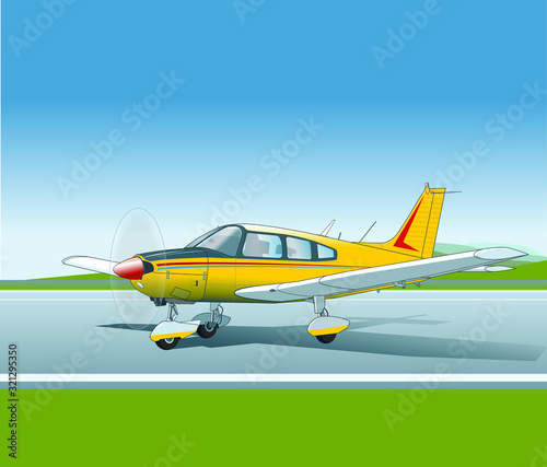 Sportflugzeug, viersitzig Cherokee Archer