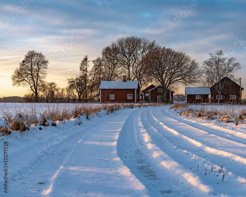 Small red house sweden