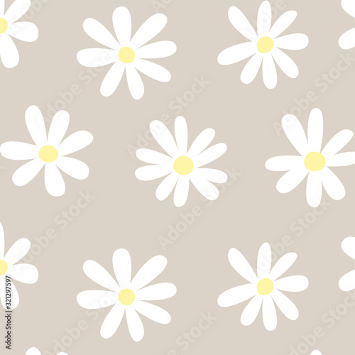 White Flower Pattern