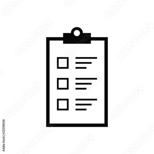 document with check mark icon symbol © Nigar