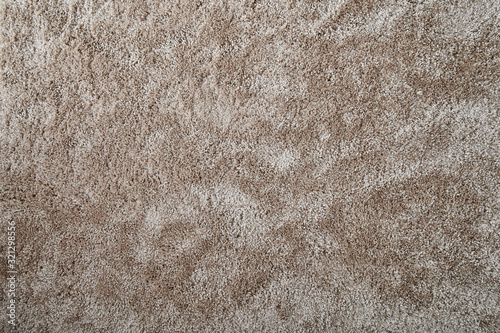 Φωτογραφία Cozy fluffy brown carpet