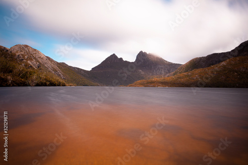 Dove Lake at Cradle Mountains in Tasmania, Australia