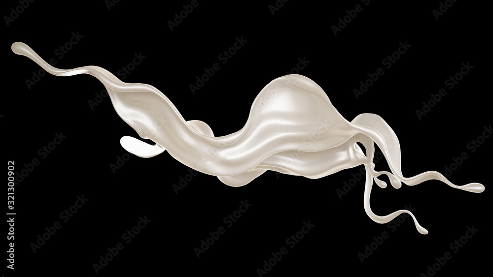 Splash fluid. 3d illustration, 3d rendering. Splash fluid. 3d illustration, 3d rendering.