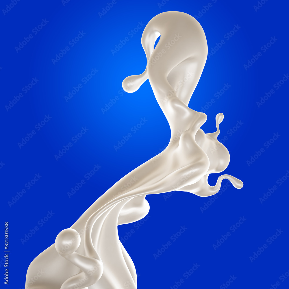 Splash fluid. 3d illustration, 3d rendering. Splash fluid. 3d illustration, 3d rendering.
