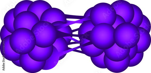Cancer cell dividing icon