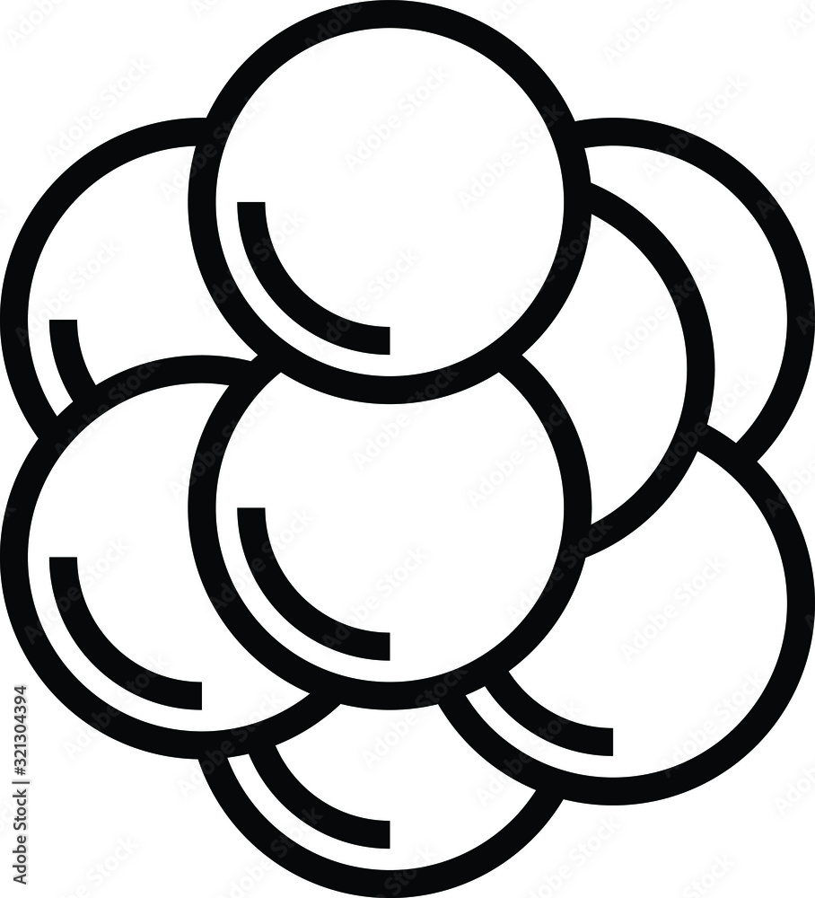 Cancer cell icon Cancer cell icon