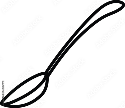 spoon  icon, vector