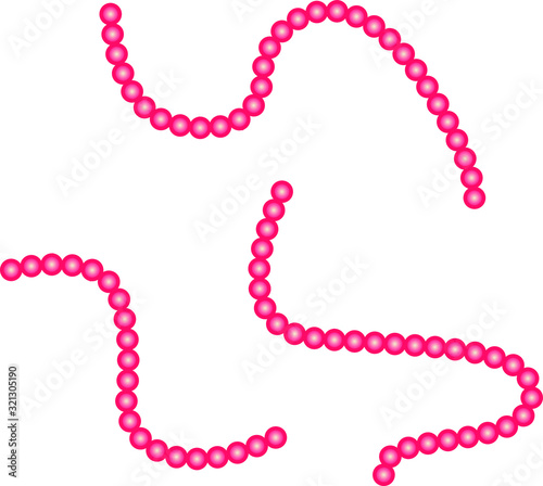 streptococcus icon, vector