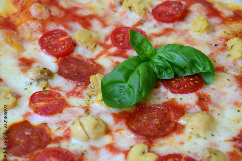 Pizza - Italien - Hintergrund und Textur Pizza - Italien - Hintergrund und Textur