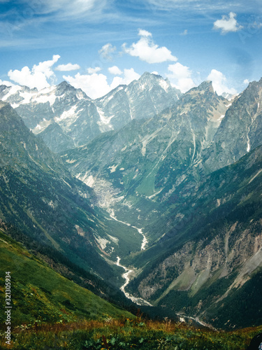 Koruldi lakes in Caucasus mountains, Georgia