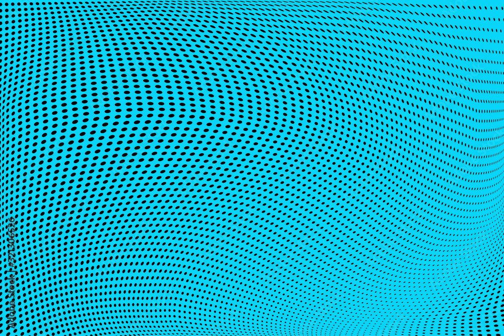 Fototapeta premium Polka dot pop art halftone pattern