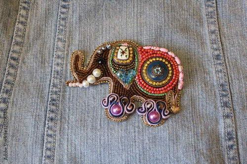 It is fashionable to wear brooches on clothes, on bags - everywhere